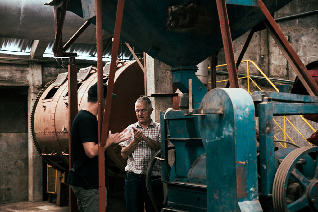 Verarbeitung von Rohkaffee auf der Finca Fulda Kaffee Mexiko mit Rainer Böhme und Heiko Reinholz