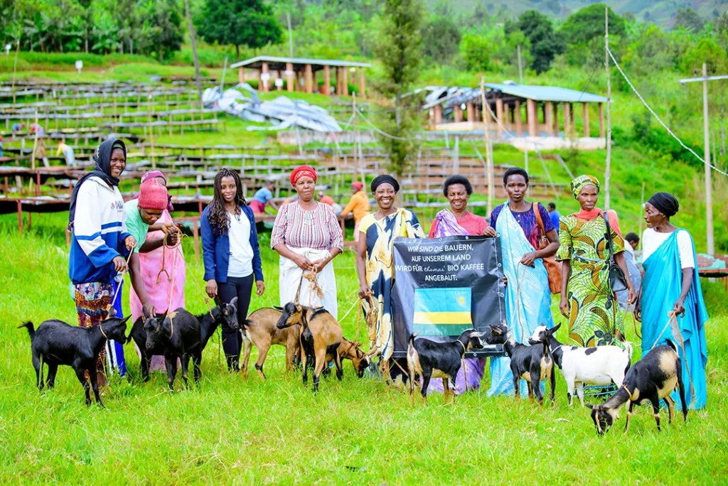 Gemeinsam mehr erreichen: Farmerinnen des Women-Coffee-Projekts in Ruanda.