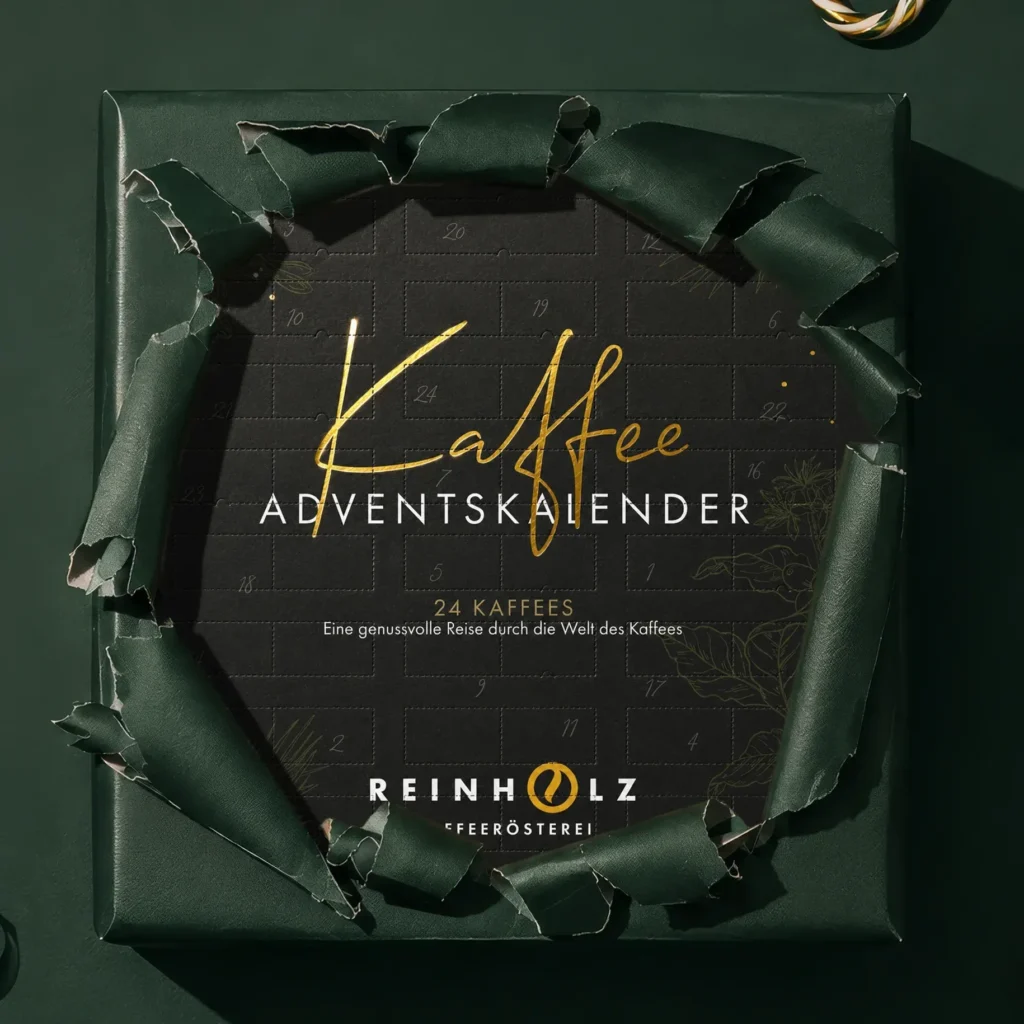 Reinholz Kaffee-Adventskalender 2026 mit 24 verschiedenen Filterkaffees