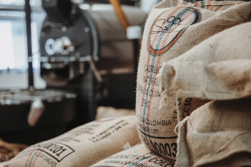 Rohkaffee in der Reinholz Kaffeerösterei