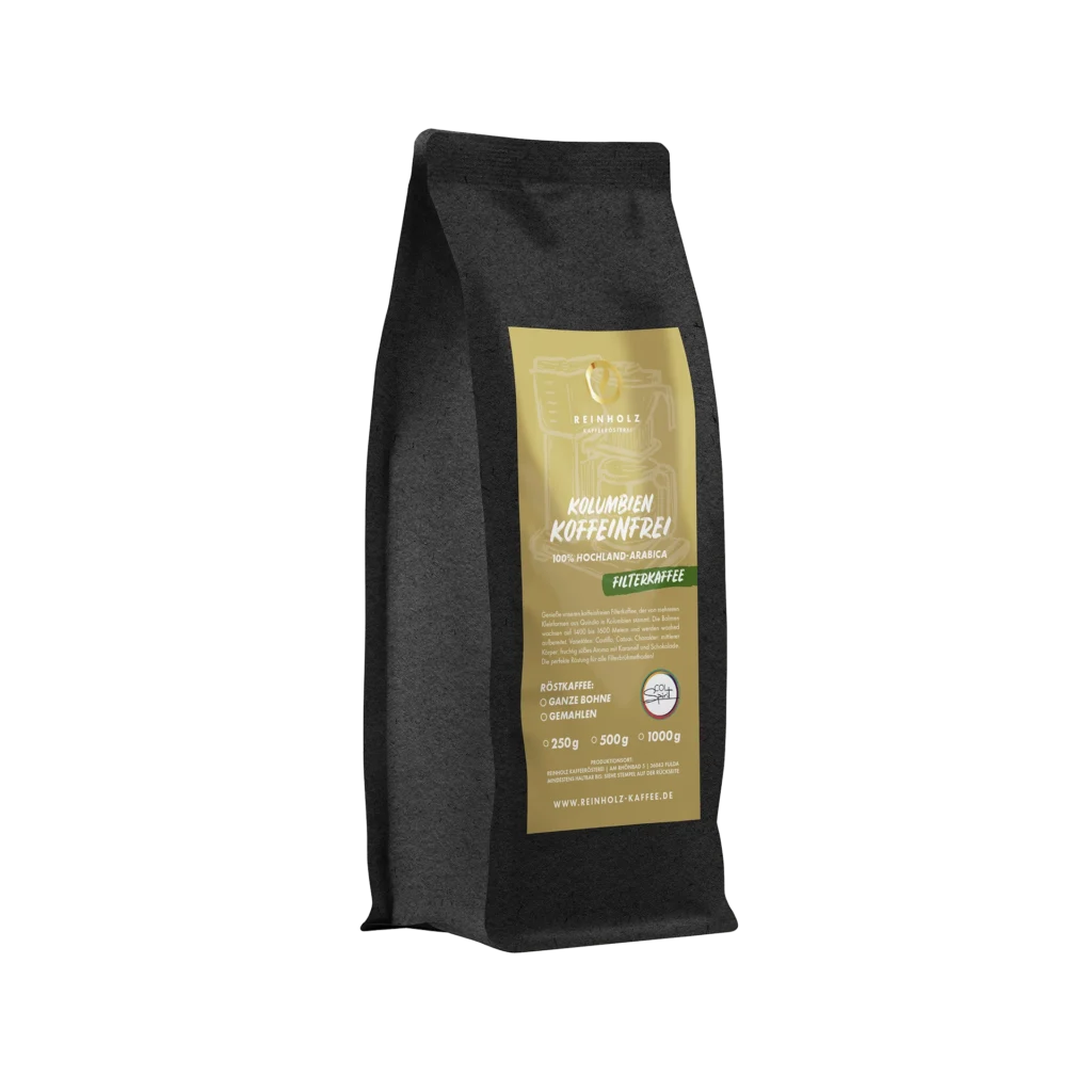 Kolumbien Koffeinfrei Filterkaffee von Reinholz